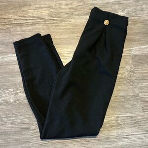 Black Bottoms Women’s Medium Gold Buttons